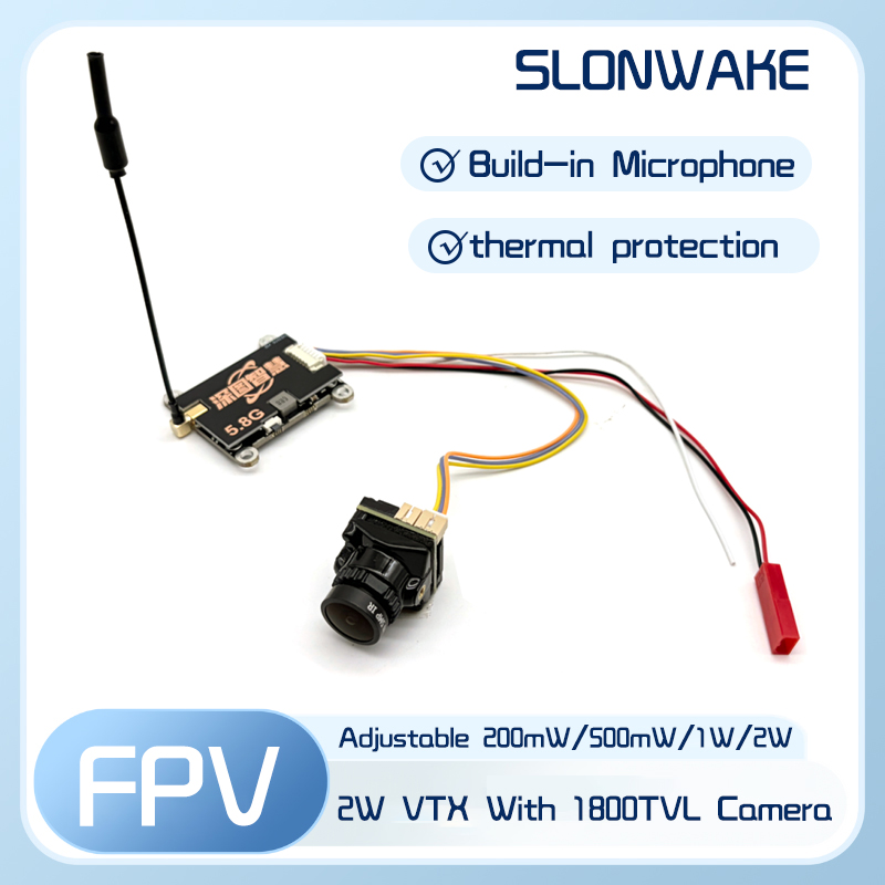 Fpv Drone Quadcopter - SLONWAKE 5.8G 56CH 2W 送信機 VTX