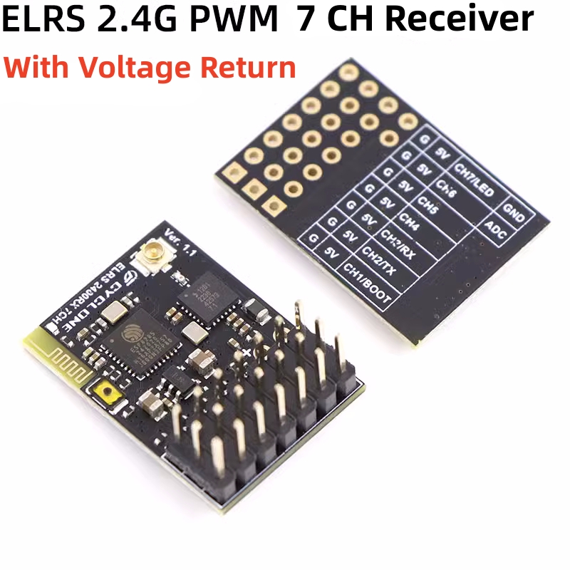 Fpv Drone Quadcopter - Rcカー、fpvドローン、クワッドコプター、elrs 2.4g、pwm、7ch、6ch、crsfレシーバー、サイクロンサポート、elrs 3.2プロトコル用の銅パイプアンテナ