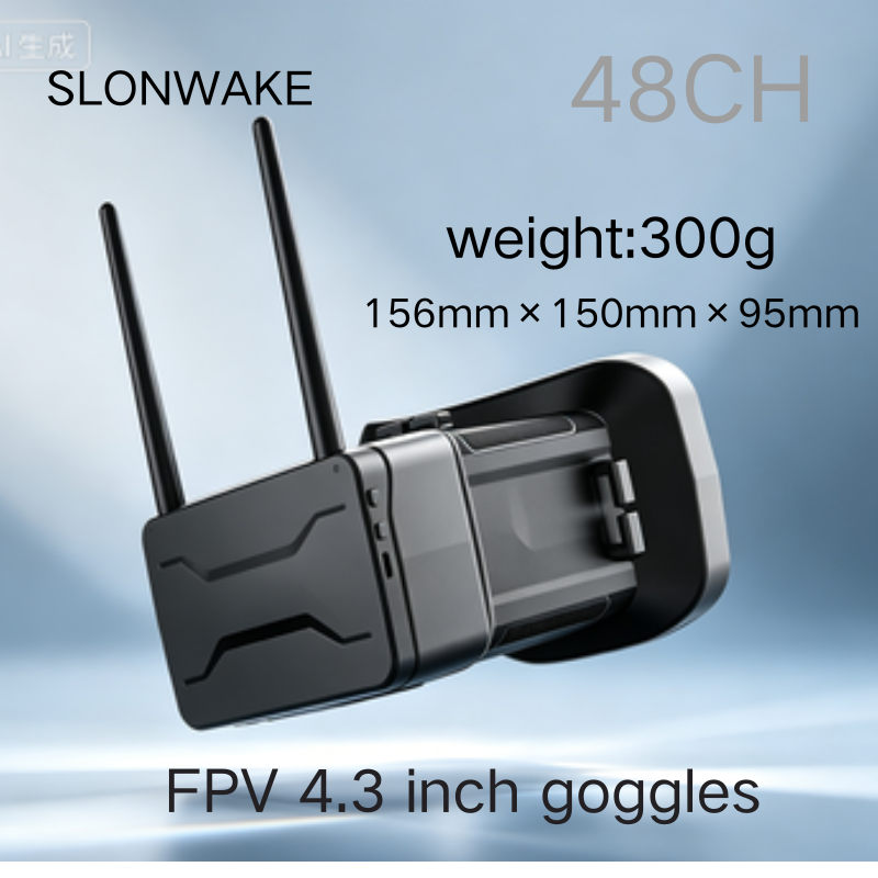 5.8G FPVゴーグル 4.3インチ 480*272ピクセ - Fpv Drone Goggles のレビューと価格